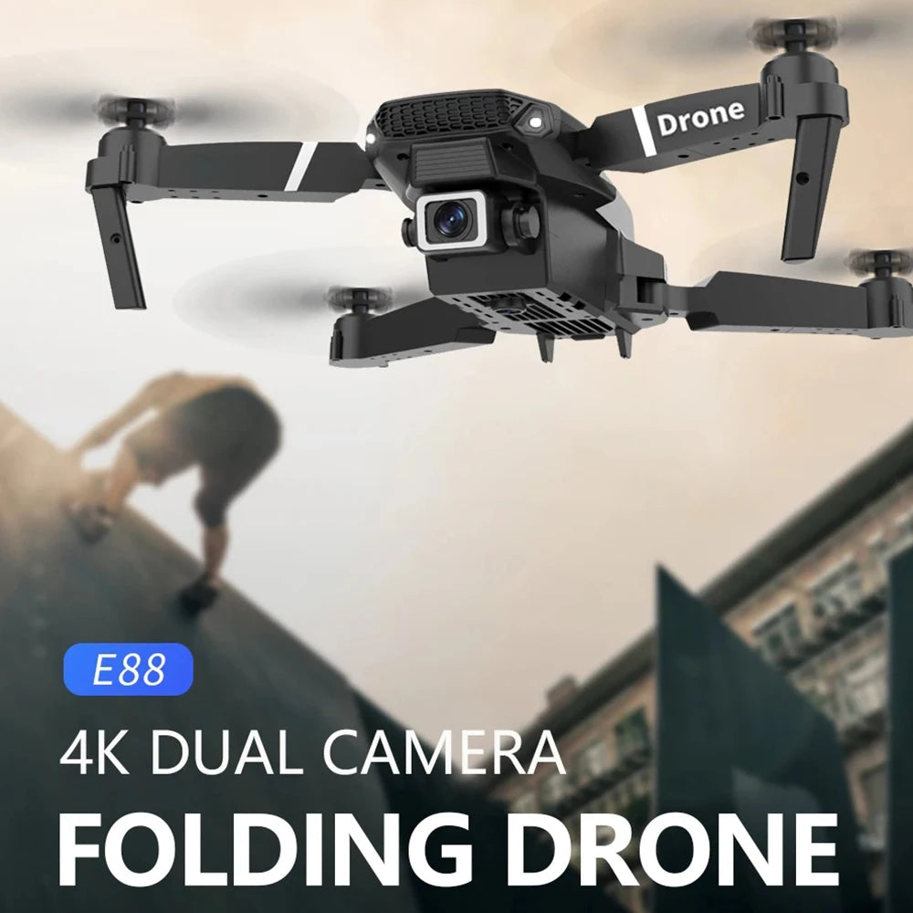 SkyNova E88 – 4K HD Foldable Drone with Wide-Angle Camera, WiFi FPV & Height Hold