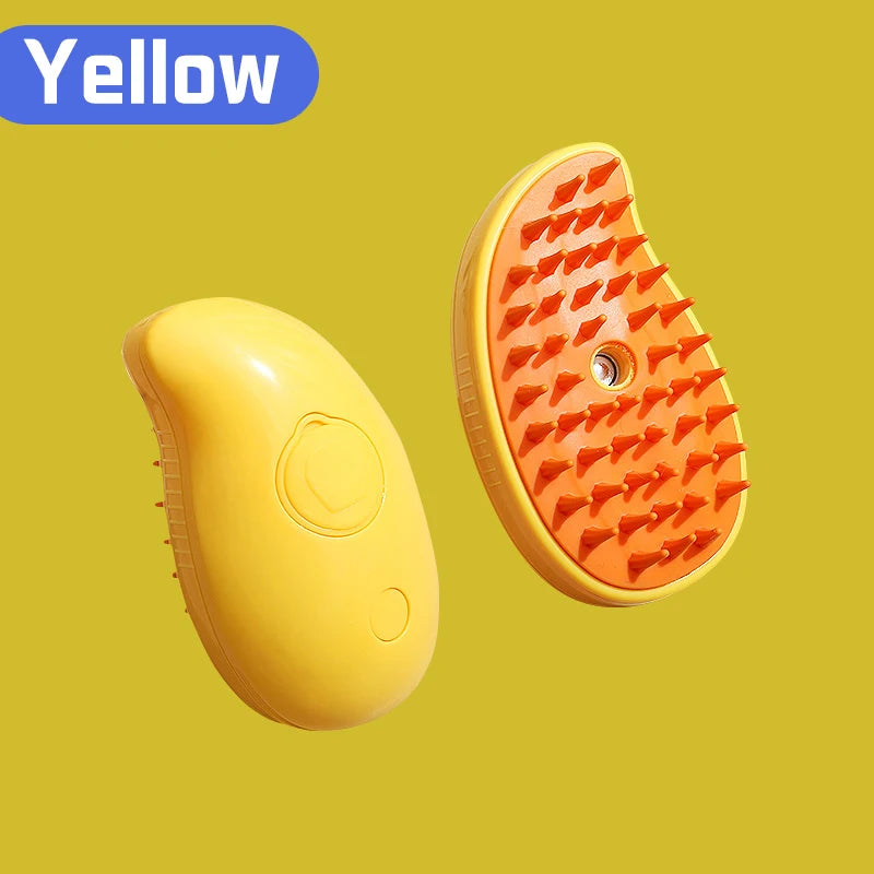 PawMist Pro – 3-in-1 Electric Pet Grooming Brush with Steam
