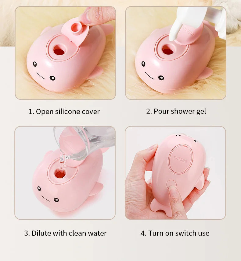 PawMist Pro – 3-in-1 Electric Pet Grooming Brush with Steam