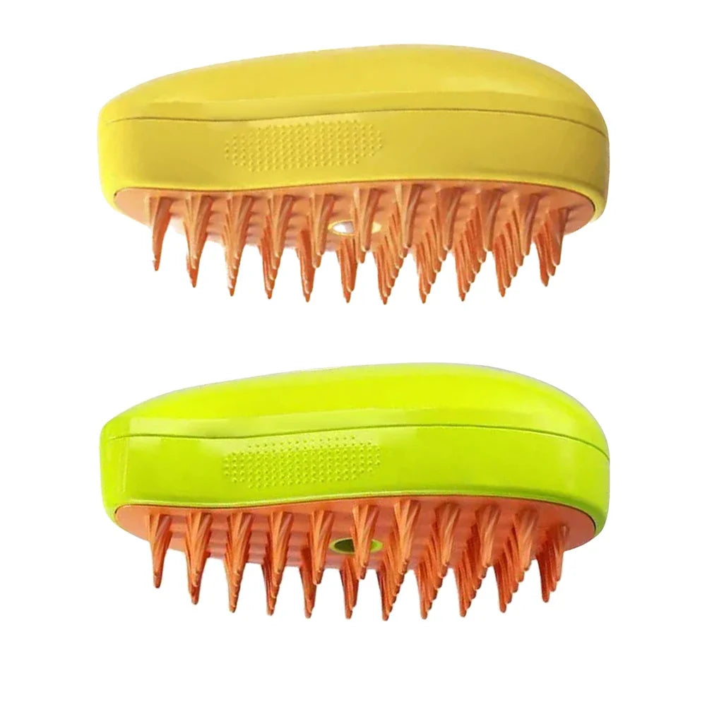 PawMist Pro – 3-in-1 Electric Pet Grooming Brush with Steam