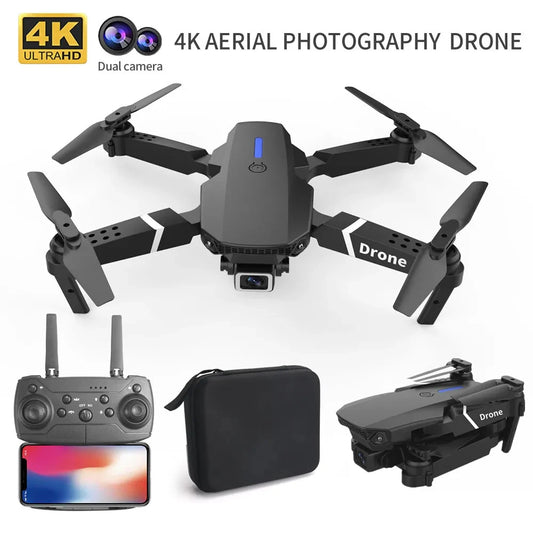 SkyNova E88 – 4K HD Foldable Drone with Wide-Angle Camera, WiFi FPV & Height Hold